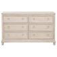Pembroke 6-drawer Bedroom Dresser Cabinet Washed Oak - Discount Furniture Connection