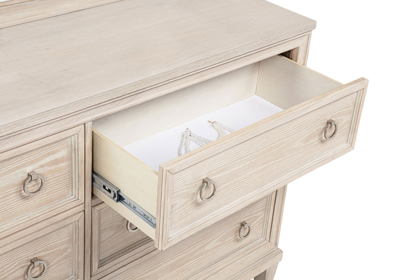 Pembroke 6-drawer Bedroom Dresser Cabinet Washed Oak - Discount Furniture Connection