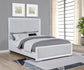 Gracemont 57-inch Queen Panel Bed Grey and White - Discount Furniture Connection