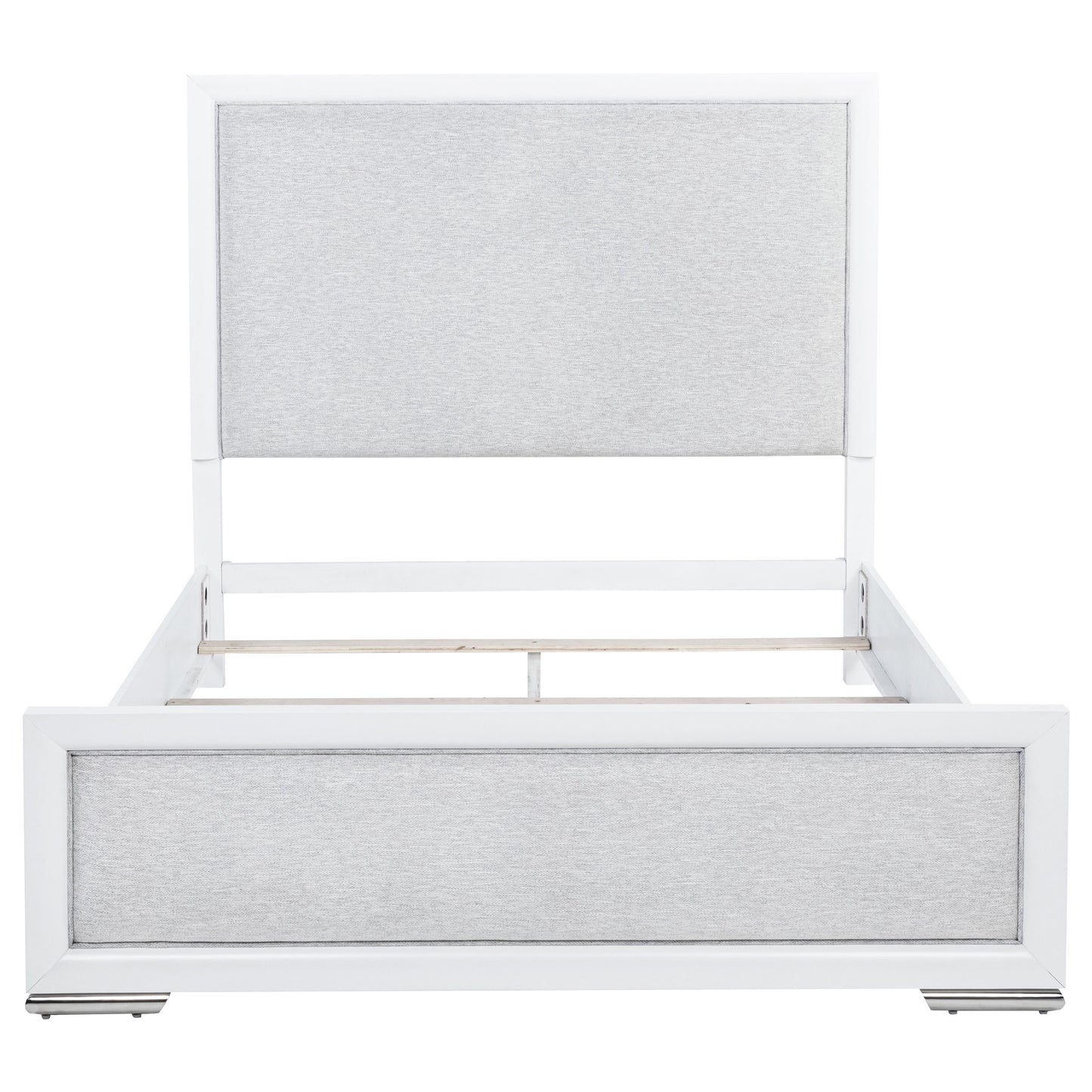 Gracemont 57-inch Queen Panel Bed Grey and White - Discount Furniture Connection