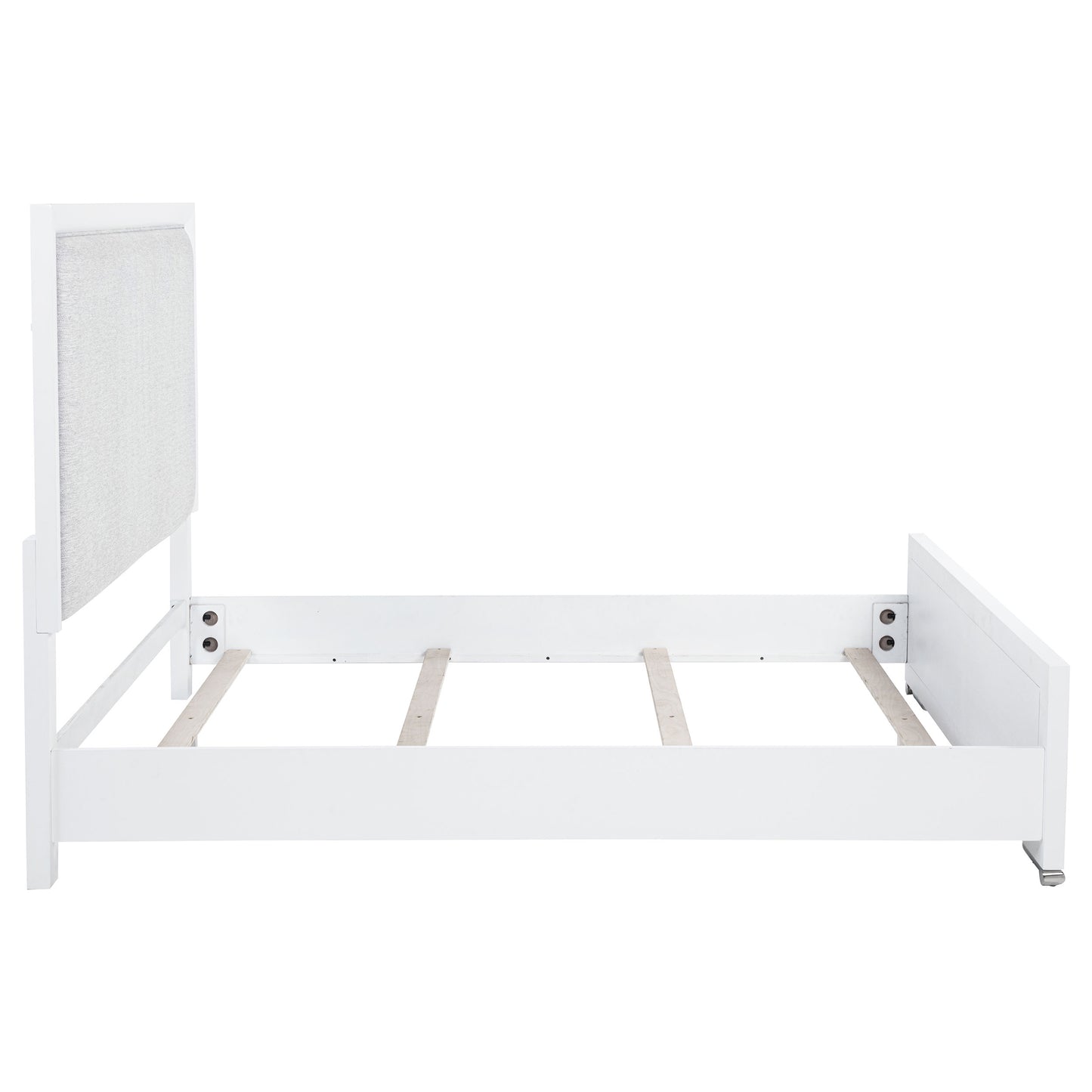 Gracemont 57-inch Queen Panel Bed Grey and White - Discount Furniture Connection
