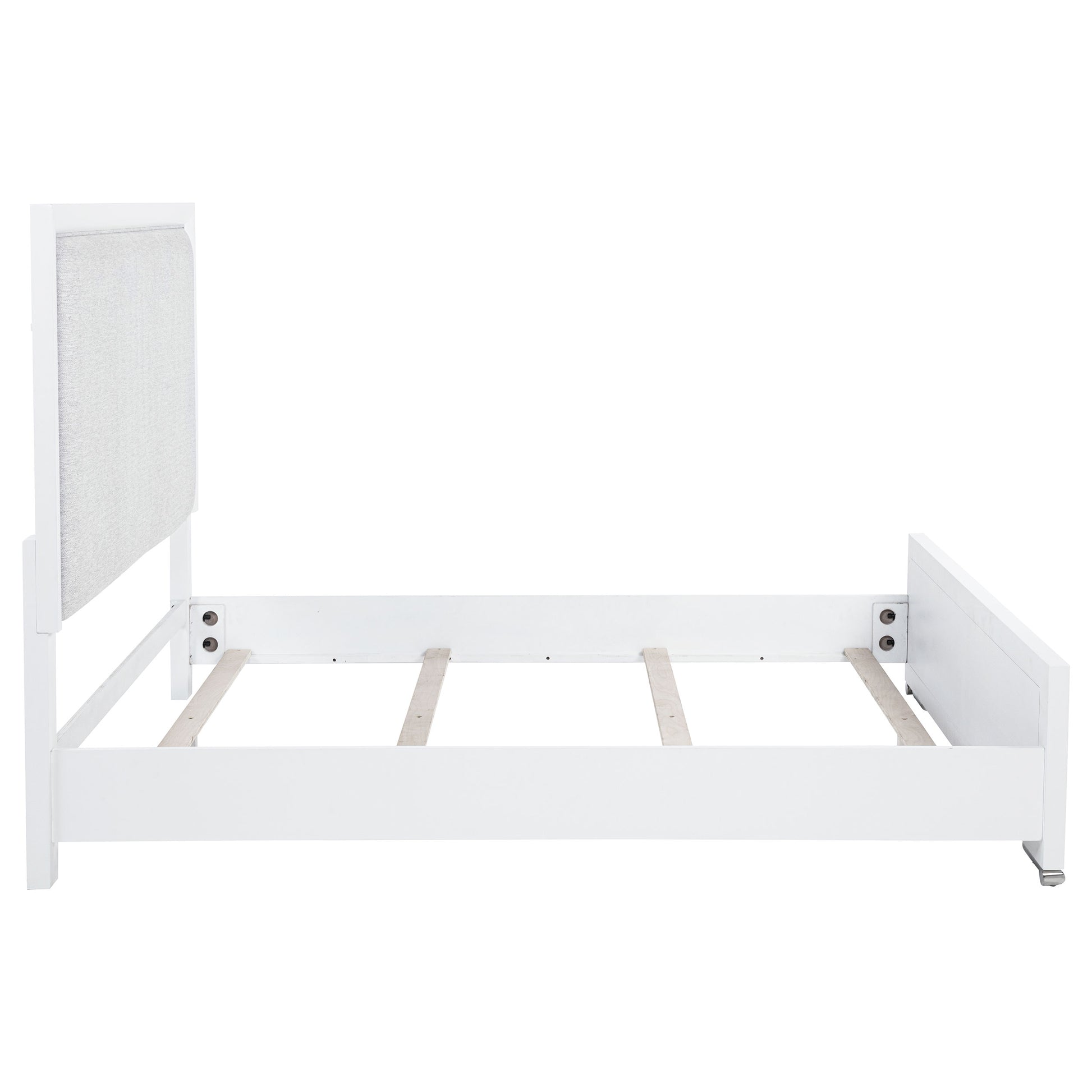 Gracemont 57-inch Queen Panel Bed Grey and White - Discount Furniture Connection