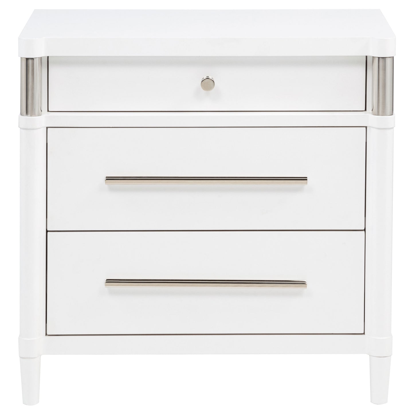 Gracemont 3-drawer Bedroom Nightstand Bedside Table White - Discount Furniture Connection