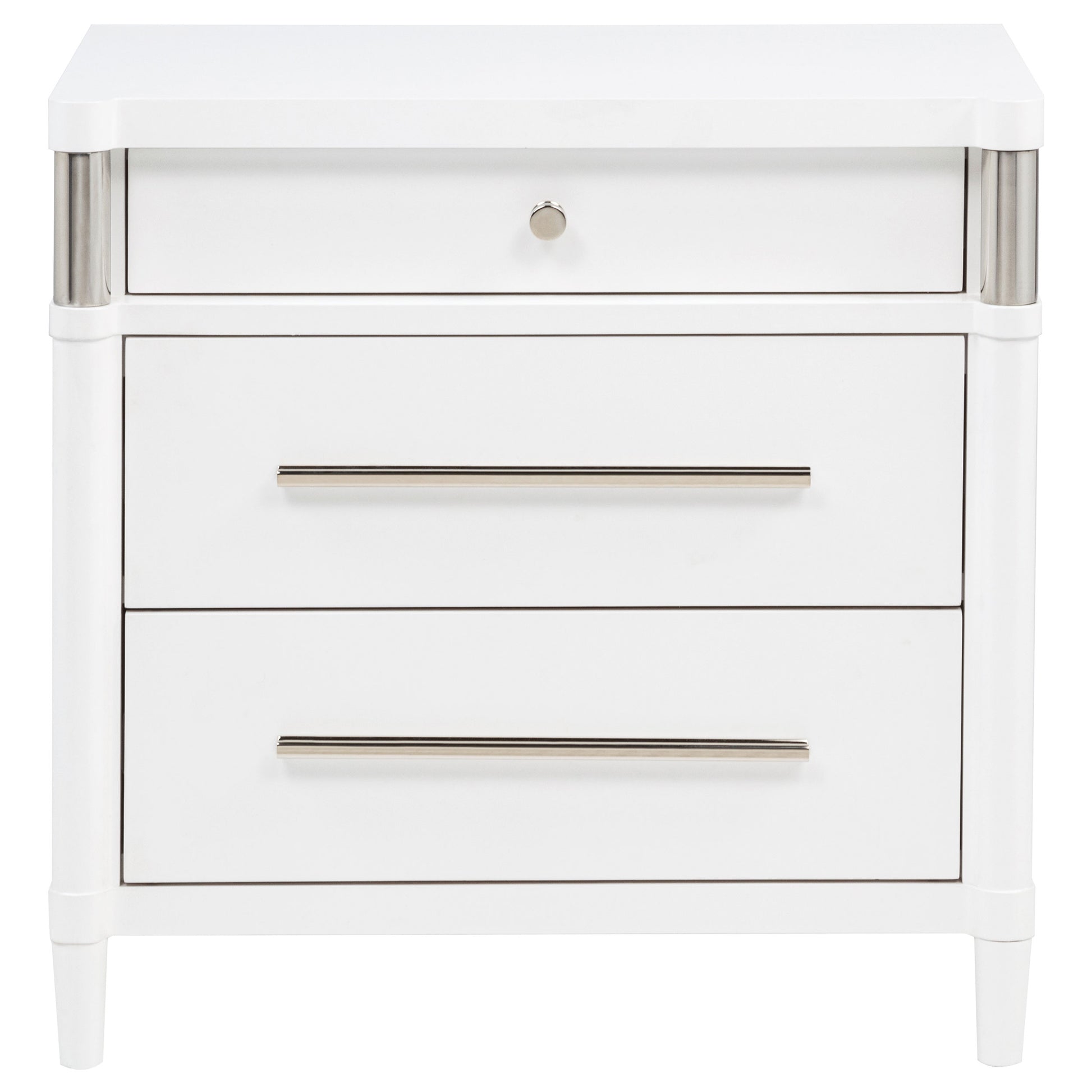 Gracemont 3-drawer Bedroom Nightstand Bedside Table White - Discount Furniture Connection