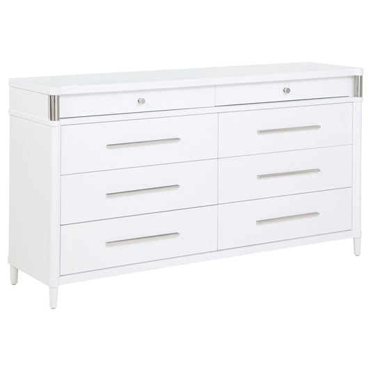 Gracemont 8-drawer Bedroom Dresser Cabinet White - Discount Furniture Connection