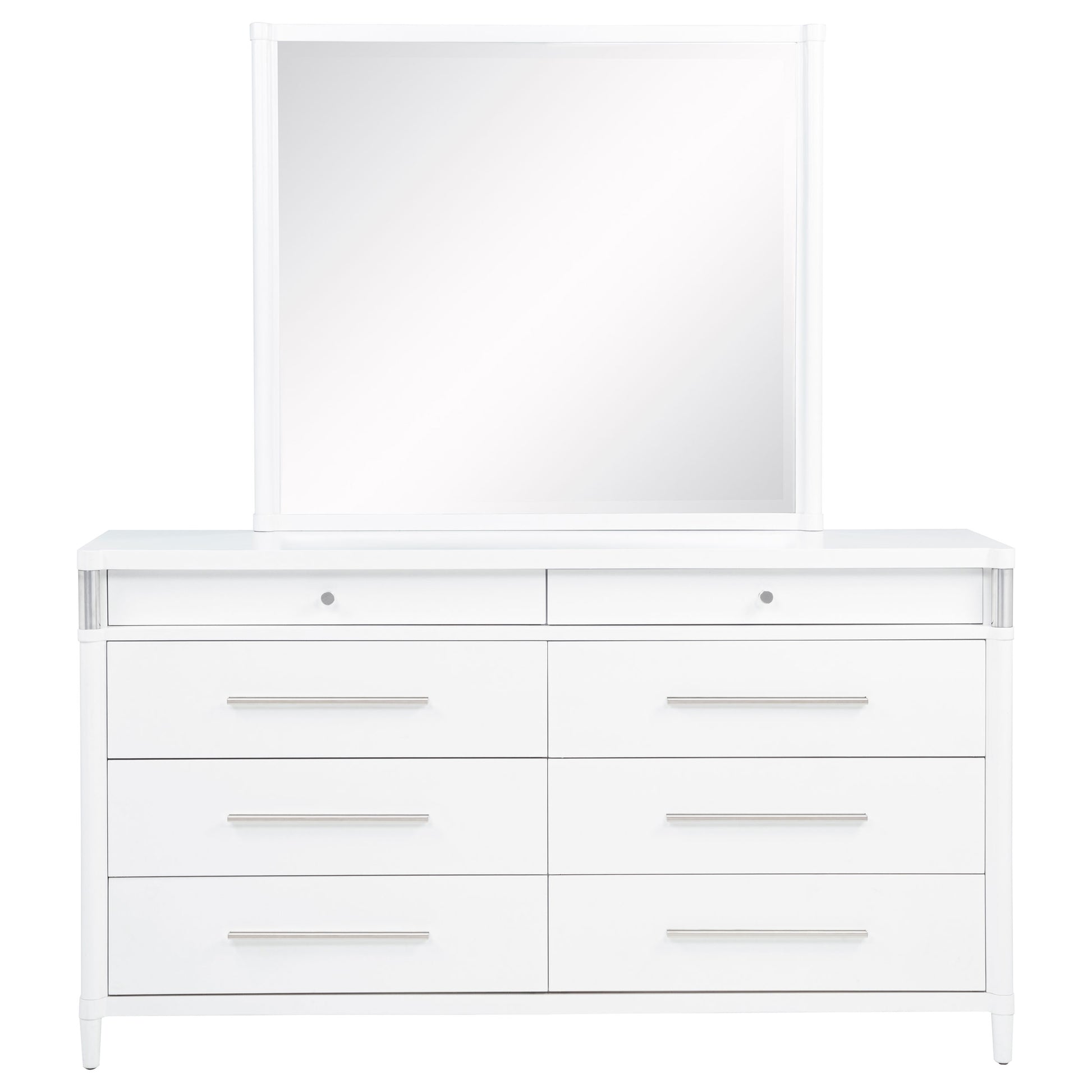 Gracemont 8-drawer Bedroom Dresser with Mirror White - Discount Furniture Connection