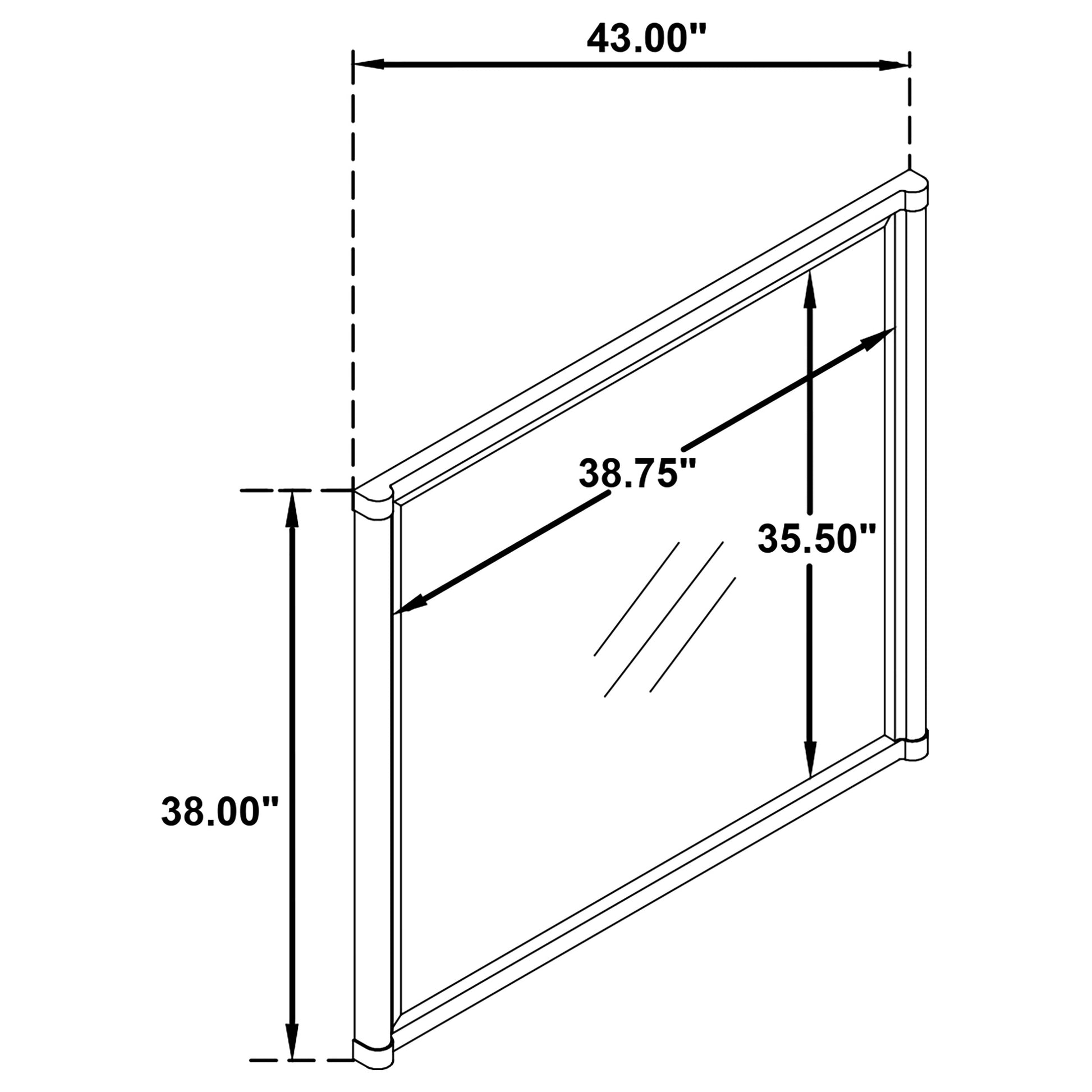 Gracemont Dresser Mirror White - Discount Furniture Connection