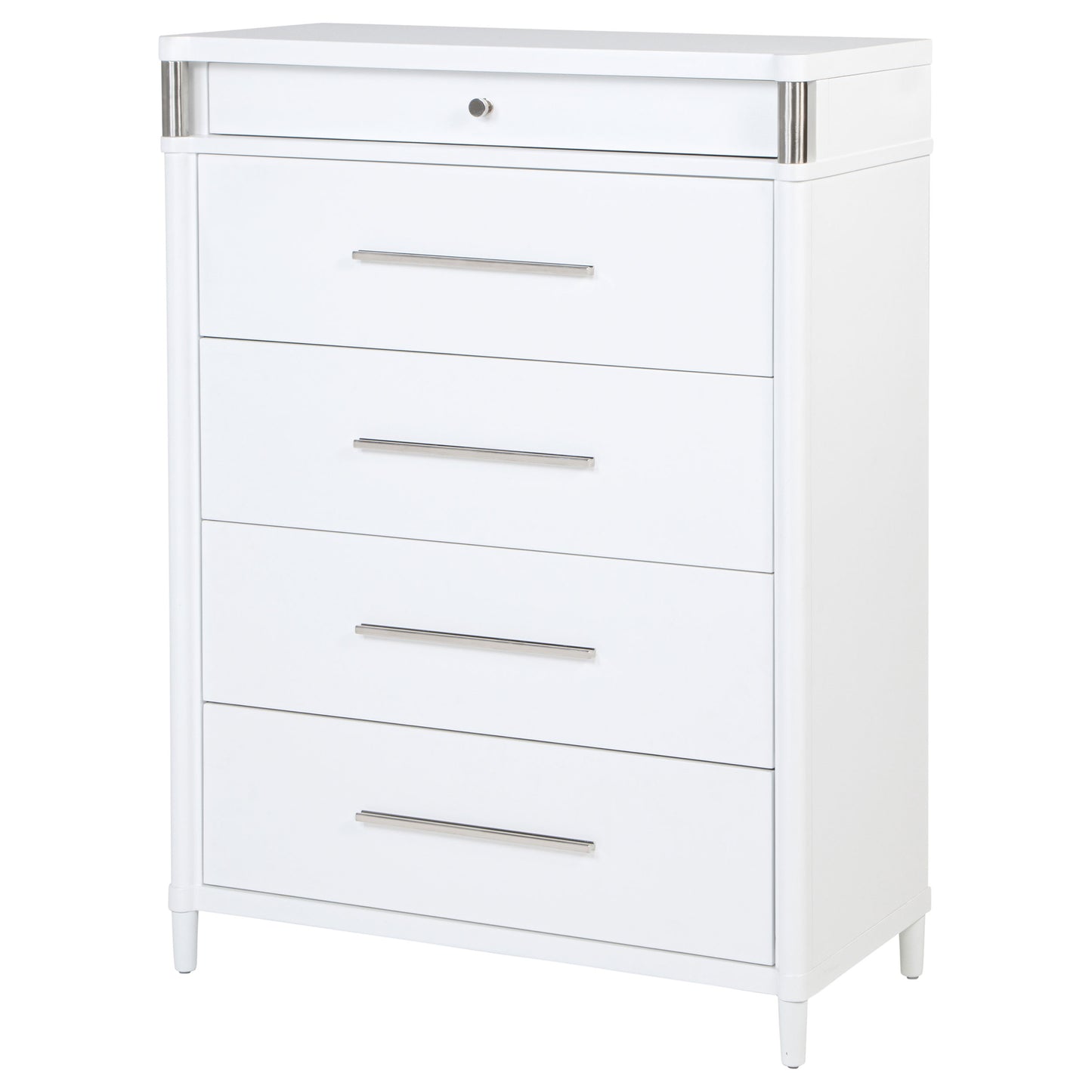 Gracemont 5-drawer Bedroom Chest of Drawers White - Discount Furniture Connection