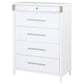 Gracemont 5-drawer Bedroom Chest of Drawers White - Discount Furniture Connection