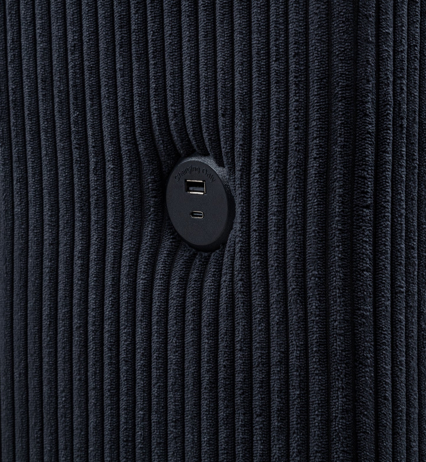 Tisdall California King Flame Visualizer TV Bed Black