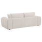 Burnett 4-piece Chenille Upholstered Sofa Set Ivory - Discount Furniture Connection