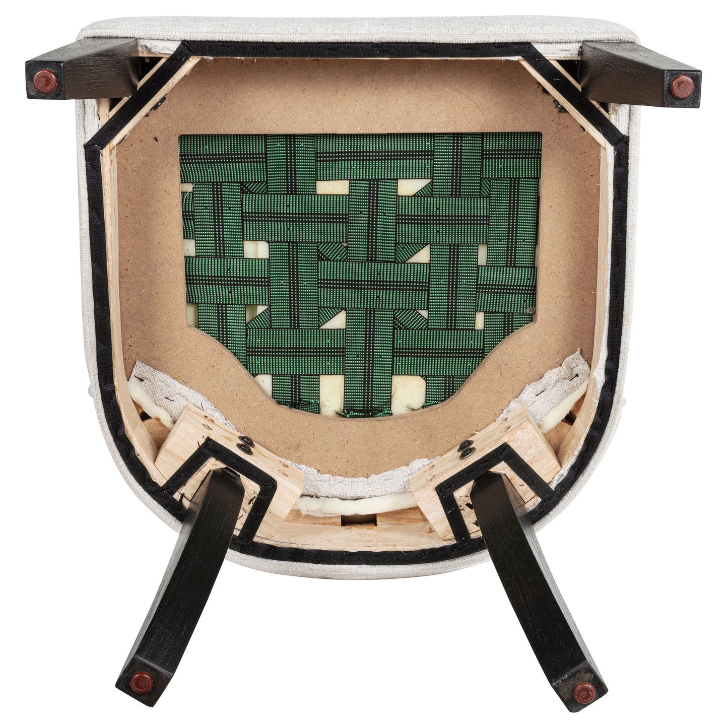 Leandro 7-piece Round Dining Table Set Burnished Black