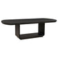 Leandro 9-piece Rectangular Dining Table Set Burnished Black - Discount Furniture Connection