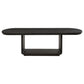 Leandro 9-piece Rectangular Dining Table Set Burnished Black - Discount Furniture Connection