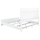 Gracemont 57-inch Eastern King Panel Bed Grey and White - Discount Furniture Connection