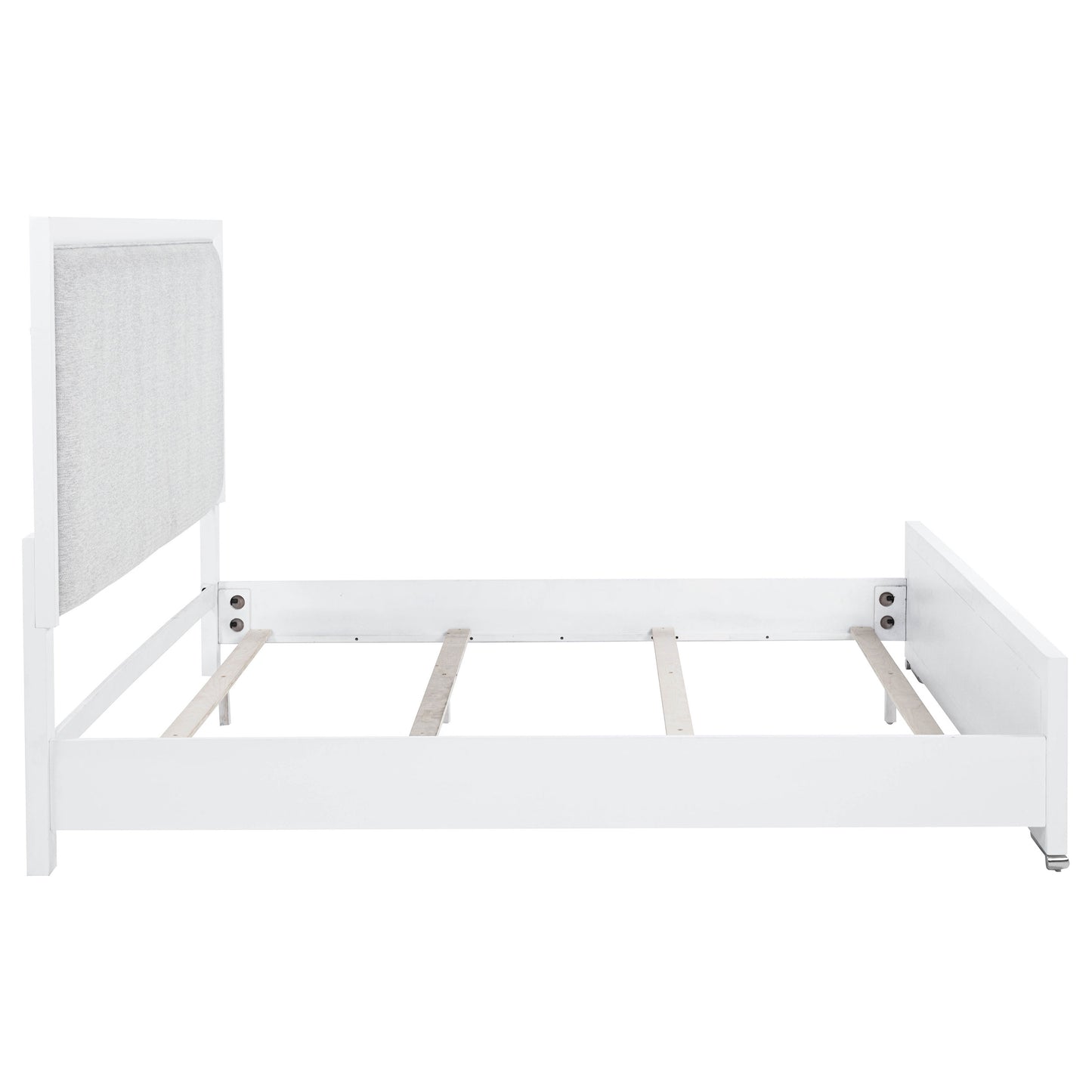 Gracemont 57-inch Eastern King Panel Bed Grey and White - Discount Furniture Connection