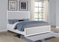 Gracemont 57-inch California King Panel Bed Grey and White - Discount Furniture Connection