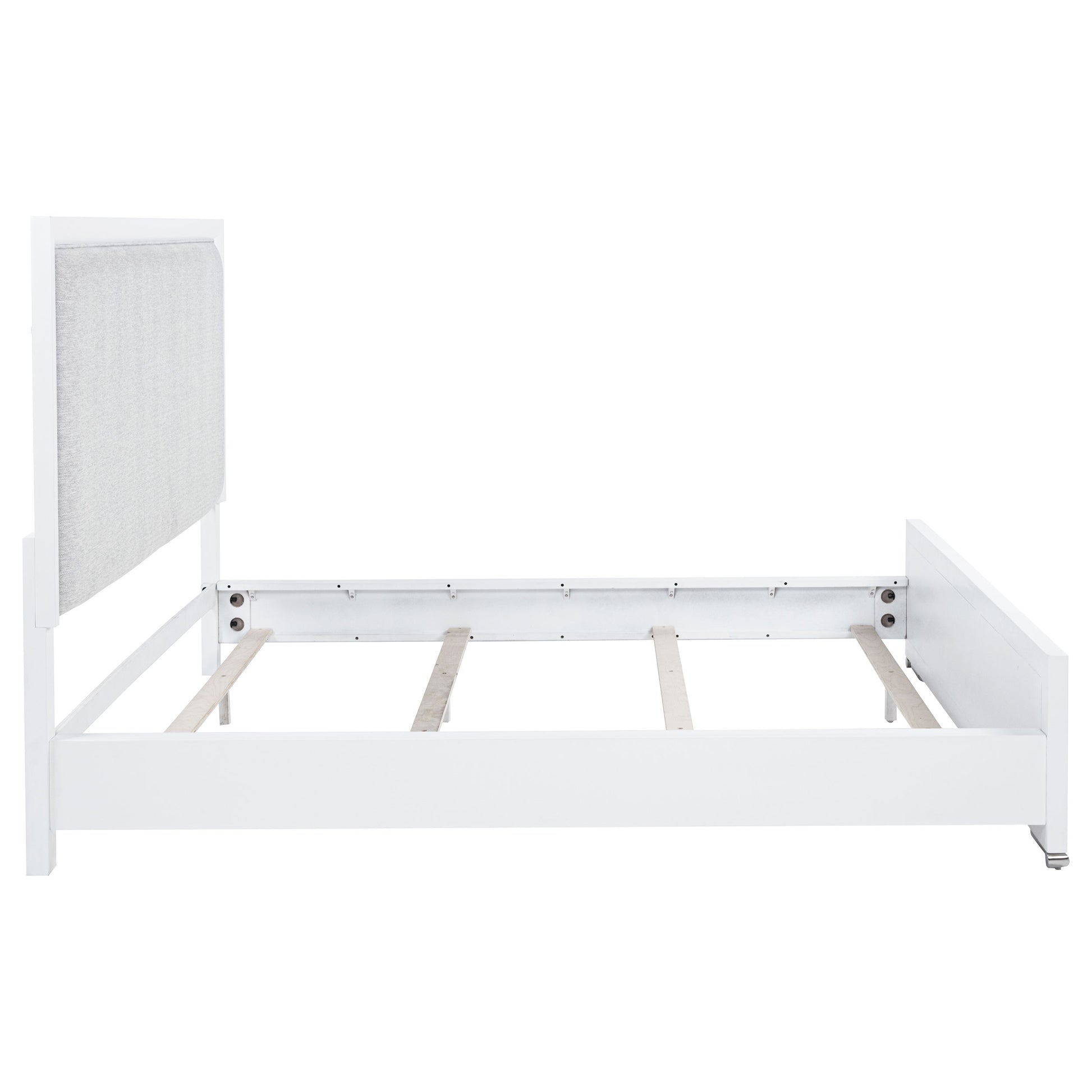 Gracemont 57-inch California King Panel Bed Grey and White - Discount Furniture Connection