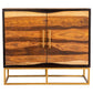 Zara 2-door 40-inch Wood Accent Storage Cabinet Black Walnut - Discount Furniture Connection