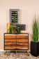 Zara 2-door 40-inch Wood Accent Storage Cabinet Black Walnut - Discount Furniture Connection