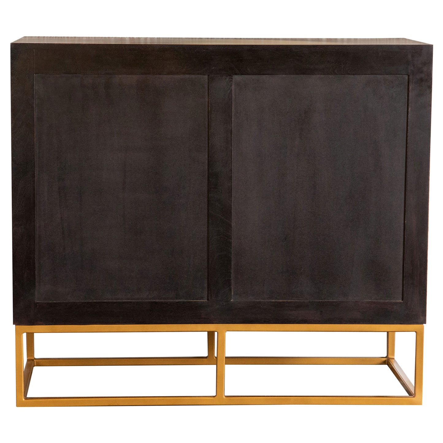 Zara 2-door 40-inch Wood Accent Storage Cabinet Black Walnut - Discount Furniture Connection