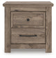 Rusticott Two Drawer Night Stand