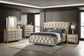 Lorient 8-drawer LED Bedroom Dresser Cabinet Ivory and Camel - Discount Furniture Connection