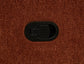 Navarro Chenille Upholstered Glider Recliner Burnt Orange - Discount Furniture Connection