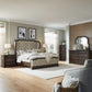 King California Shelter Bed, Dresser & Mirror, Chest, Night Stand