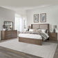 Queen Shelter Bed, Dresser & Mirror, Night Stand