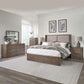 King Shelter Bed, Dresser & Mirror, Chest, Night Stand