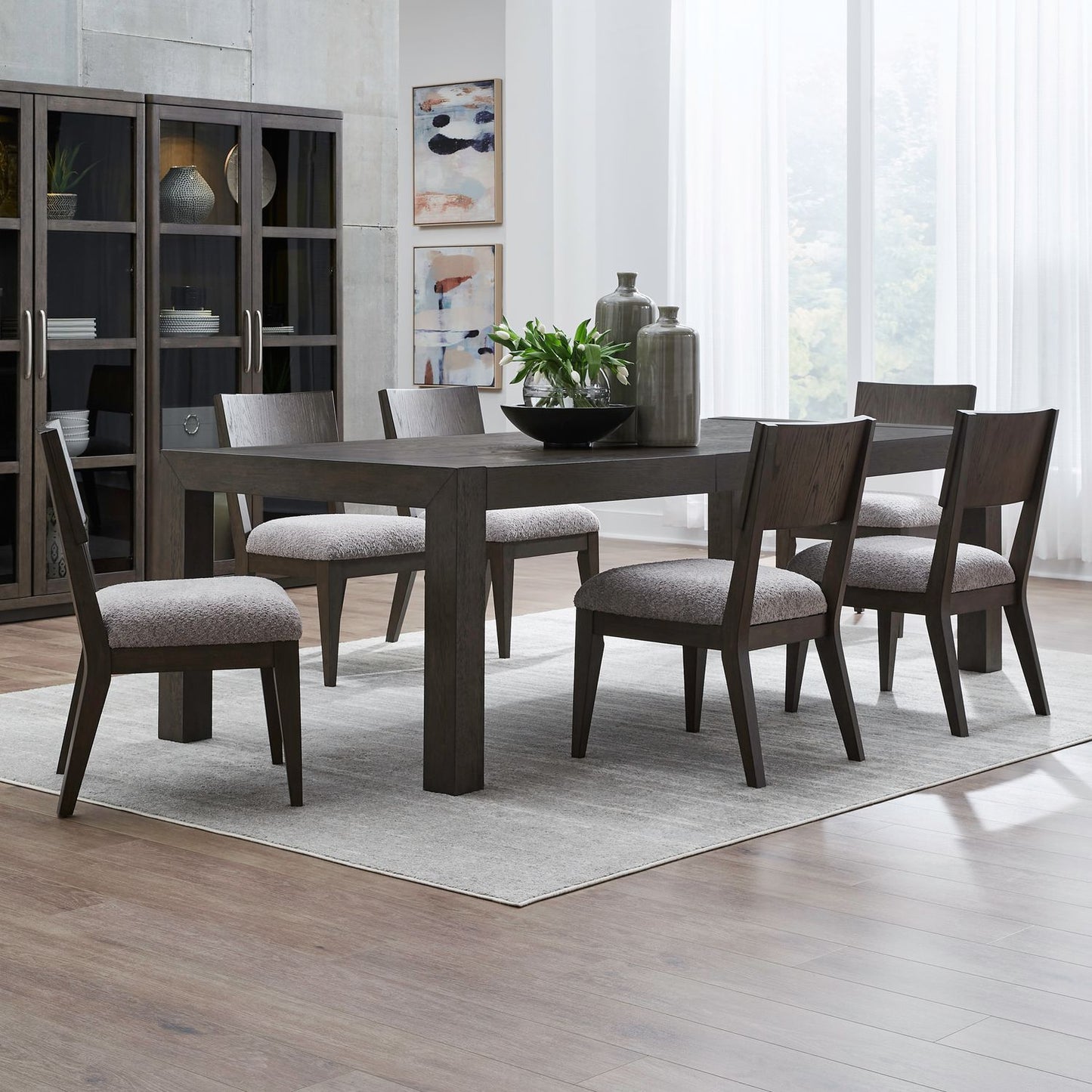 Cascade Falls - Opt 7 Piece Rectangular Table Set