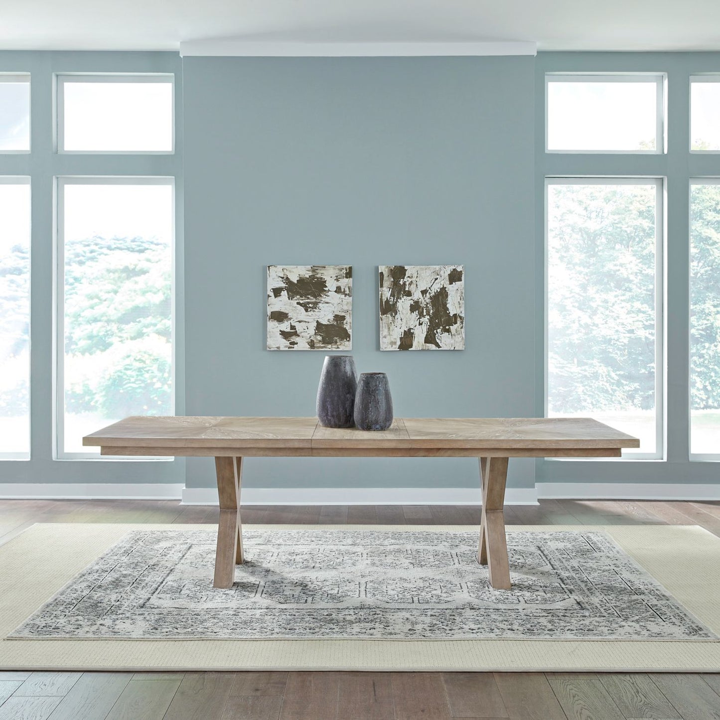 Brentwood - Double Pedestal Table Set