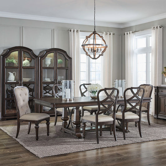 Provence Park - Alt 7 Piece Trestle Table Set