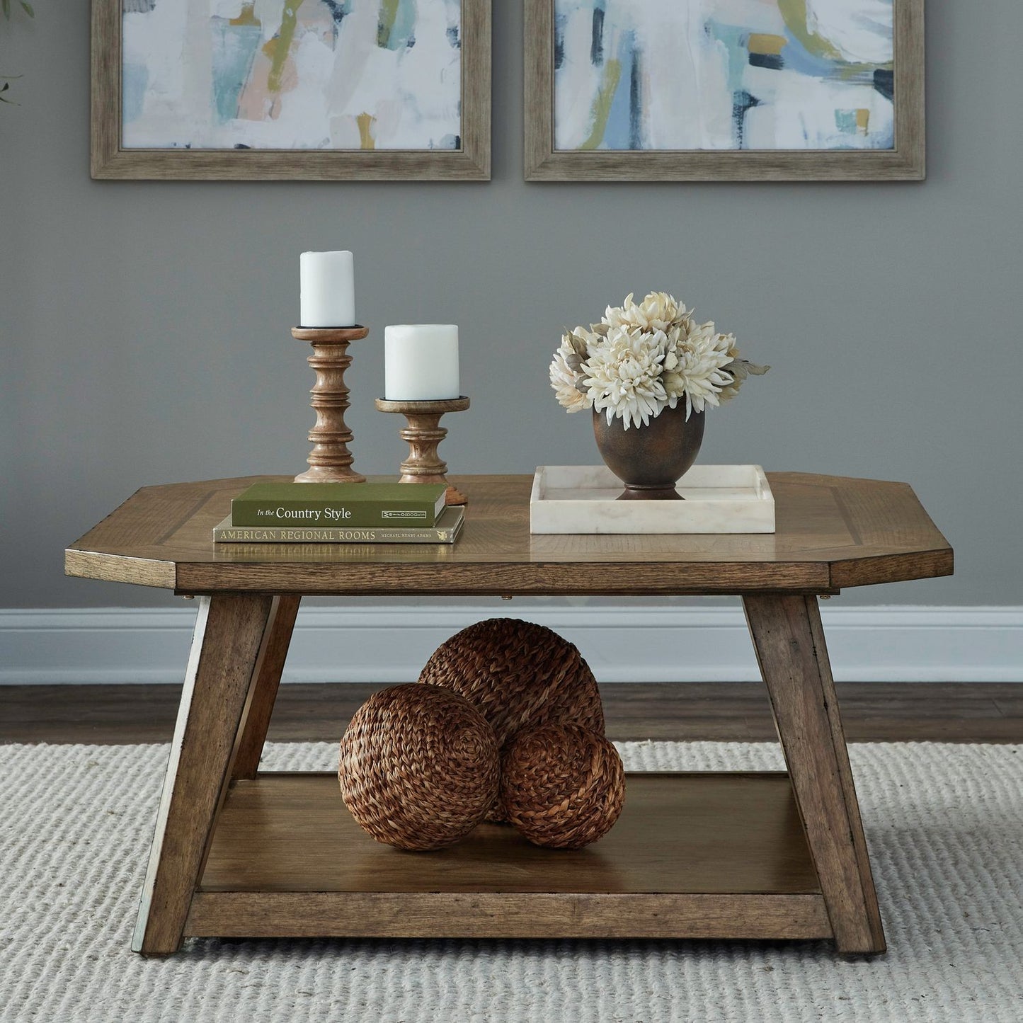 Carolina Park - Octagonal Cocktail Table