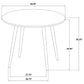 Andrews 48-inch Round Counter Height Dining Table Light Ash