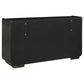 Leandro 5-piece Eastern King Bedroom Set Burnished Black - Discount Furniture Connection