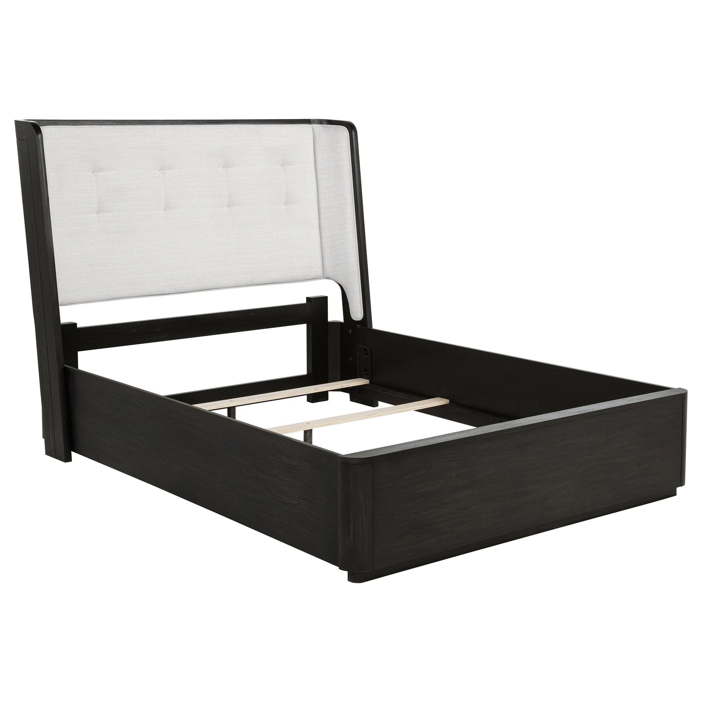 Leandro 5-piece Queen Bedroom Set Burnished Black - Discount Furniture Connection