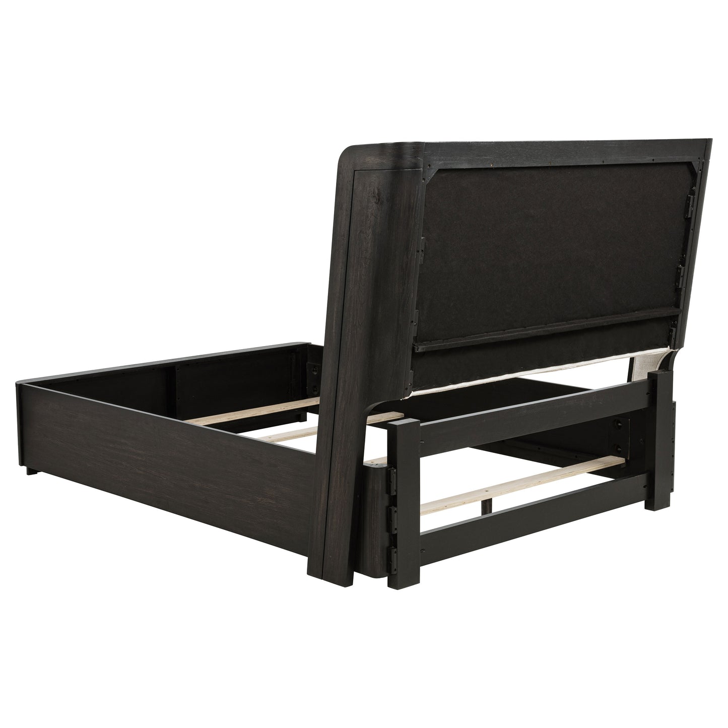 Leandro 5-piece Queen Bedroom Set Burnished Black - Discount Furniture Connection