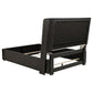 Leandro 5-piece Queen Bedroom Set Burnished Black - Discount Furniture Connection