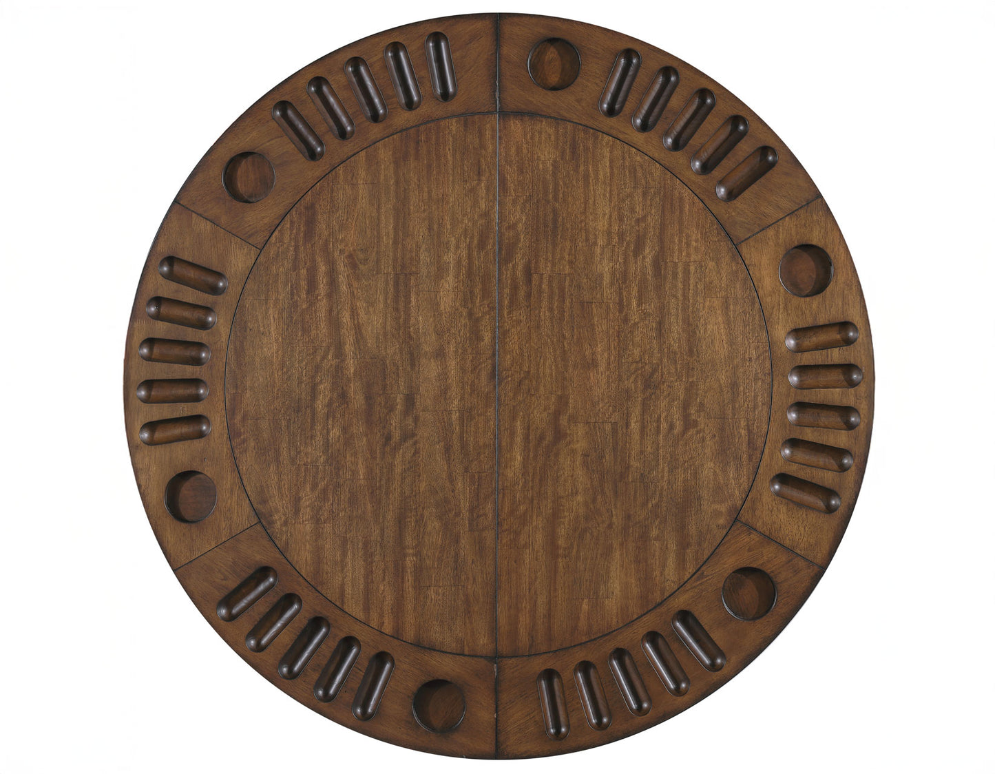 Cambridge 6-Piece Dining Set with Folding Removable Game Top and 4 Side Chairs