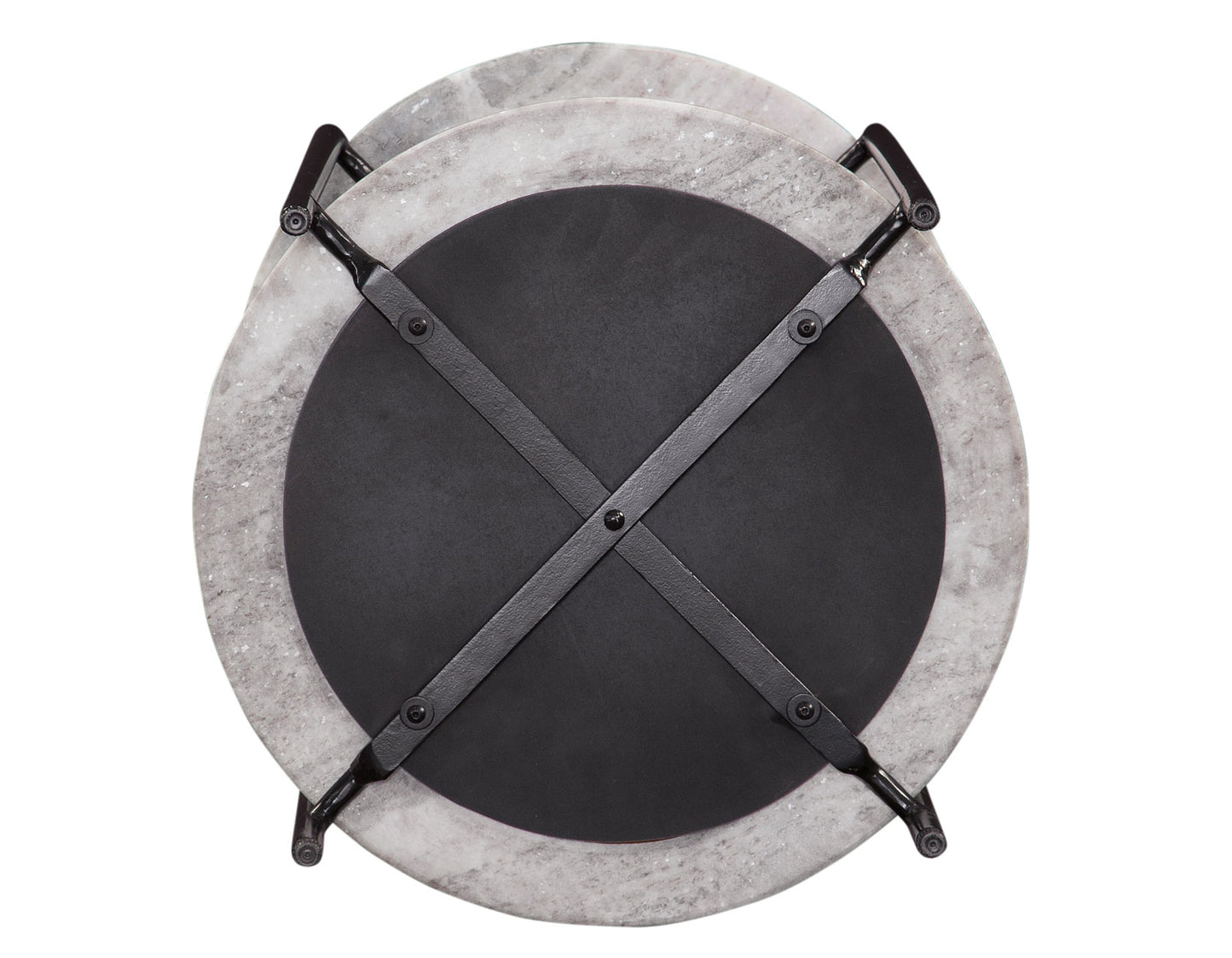 Coleen Sanwar Green Marble 3 Piece Table Set