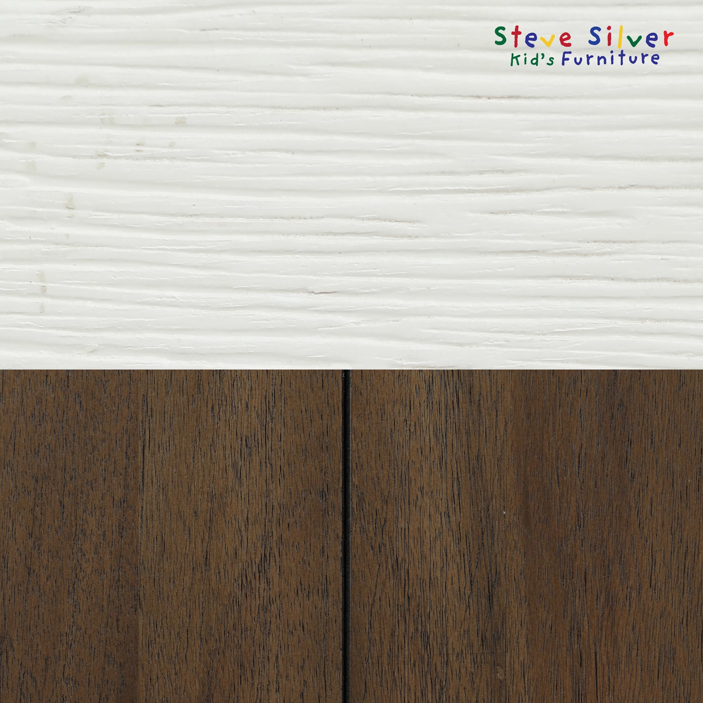 Joanna Kids 5 Piece Dining Set, Ivory and Mocha Finish