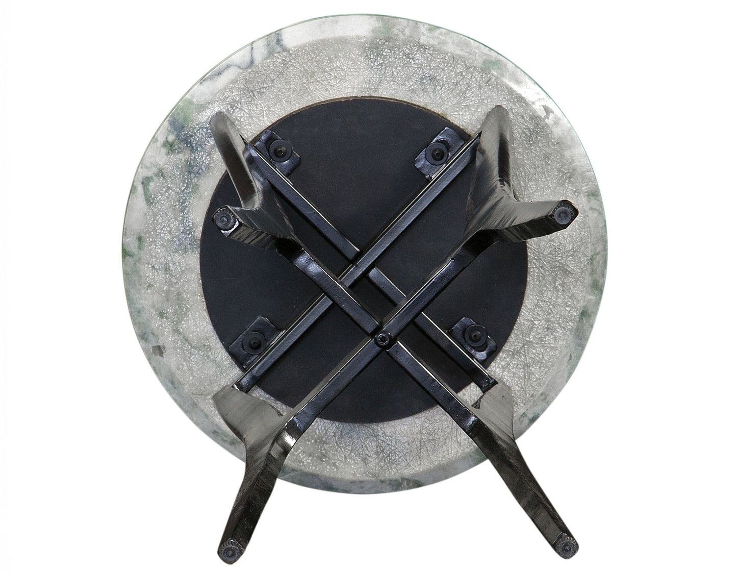 Hoxley Green Onyx Round End Table