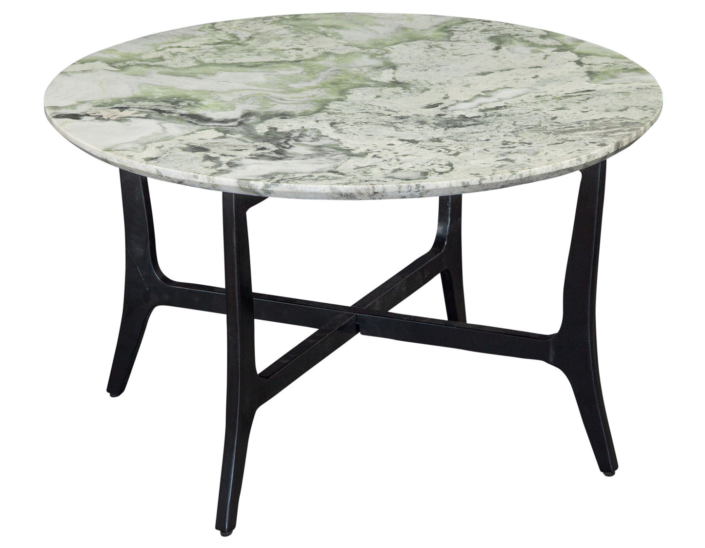 Hoxley 30″ Round Green Onyx Coffee Table