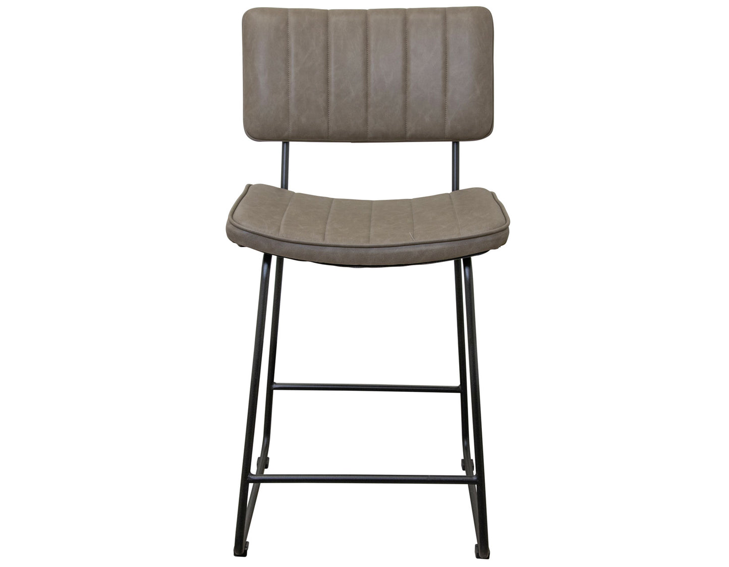 Tribeca 24″ Commercial Grade Counter Stool, Gray