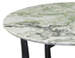 Hoxley 3-Piece Green Onyx Round Table Set