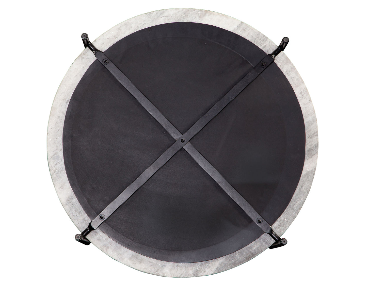 Coleen Sanwar Green Marble 32″ Round Cocktail Table