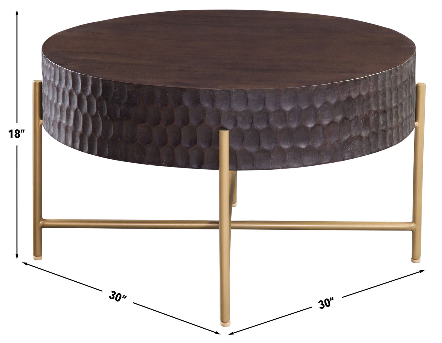 Bobbi 30″ Round Coffee Table