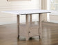 Taylor Faux Marble Top 60″ Storage Counter Table